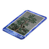 そして松の木に山嵐 マグネット (左側)
