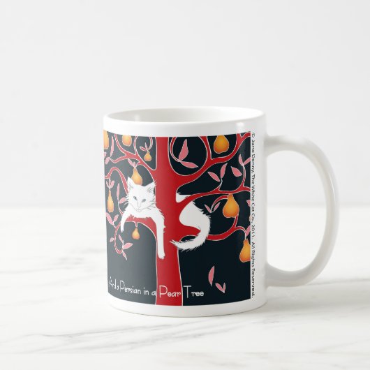そして梨の木にペルシャ人…ホリデー コーヒーマグカップ (右)