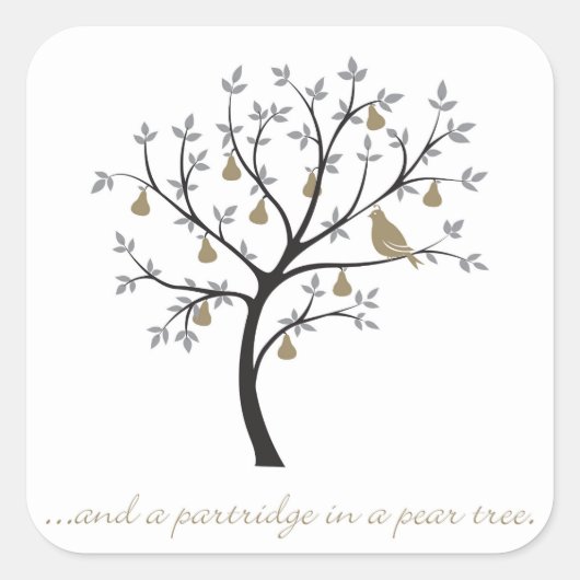 そして梨の木のパラッジ スクエアシール (正面)