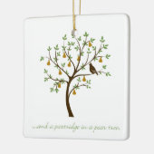 そして梨の木のパラッジ セラミックオーナメント (左)