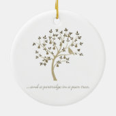 そして梨の木のパラッジ セラミックオーナメント (裏面)