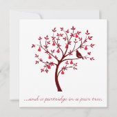 そして梨の木のパラッジ 招待状 (正面)