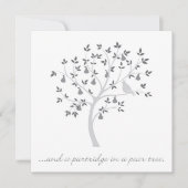 そして梨の木のパラッジ 招待状 (正面)