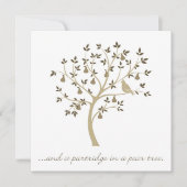 そして梨の木のパラッジ 招待状 (正面)