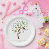 そして梨の木の中のオウム ペーパープレート (パーティー)