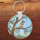 ...そして梨の木の中のプーの音… キーホルダー (正面)