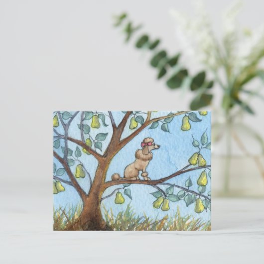 ...そして梨の木の中のプーの音… ポストカード (スタンド正面)