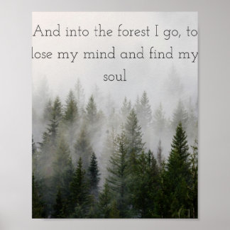 そして森に入って行く ポスター