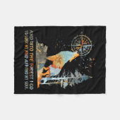 そして森の中に行って気を失って見つける フリースブランケット (正面(横))