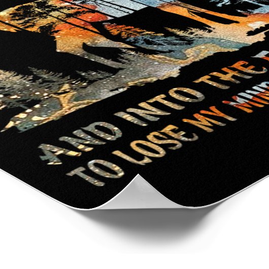 そして森の中に行って気を失って見つける ポスター (角)