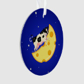 そして牛はチーズの月を飛び越えた オーナメント (正面)