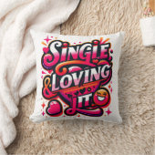 そして独身のそれを愛する – バレンタインデーの力を与える クッション (ブランケット)