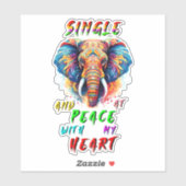 そして独身の私のハートと平穏に シール (シート)