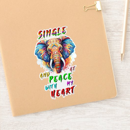 そして独身の私のハートと平穏に シール (ノートブック)