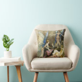 そして甘く自分のベッドの周りを歌いながら クッション (椅子)