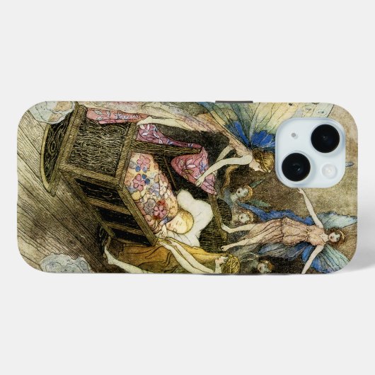 そして甘く自分のベッドの周りを歌いながら Case-Mate iPhoneケース (裏面 (横))