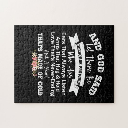 そして神は育児の提供者がいると言った ジグソーパズル (横)