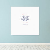 そして私が目を覚ますと、あなたはまだ私と一緒にいる キャンバスプリント (インサイチュ (ウッドフロア))