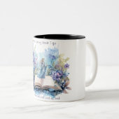 そして私の本に私は私の心を失って見つけるに行く….. ツートーンマグカップ (正面右)