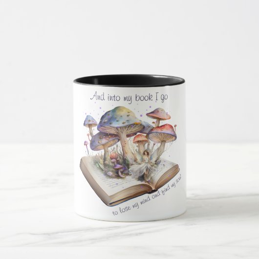 そして私の本に私は私の心を失って見つけるに行く….. マグカップ (中央)