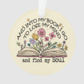 そして私の本に行く – フローラブック恋人 オーナメント (正面)