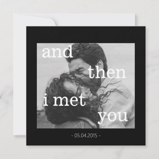 そして私はあなたに会った！フォトブラック&ホワイトフィルタ (正面)