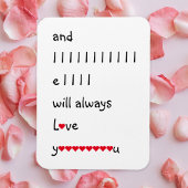 そして私はいつもあなたを気の利いたユーモアおもしろいの引用文を愛する マグネット