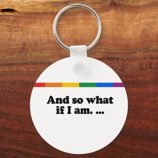 そして私はもし何か キーホルダー (正面)