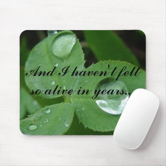 そして私は年のそう生きた…感じませんでした マウスパッド (マウス)