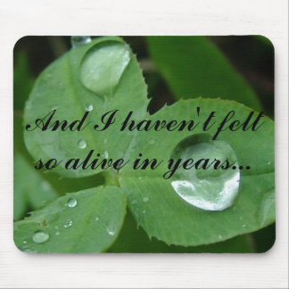 そして私は年のそう生きた…感じませんでした マウスパッド