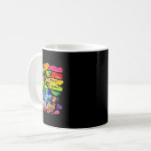 そして私考えは何て素晴らしい世界か コーヒーマグカップ (正面左)