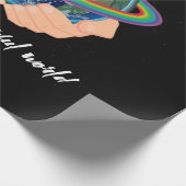 そして私考えは何て素晴らしい世界か ラッピングペーパー (角)