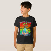 そして私考えは何という素晴らしい世界の地球か Tシャツ (正面フル)