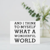 そして素晴らしい世界 ポストカード (スタンド正面)