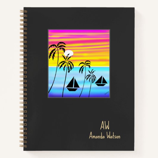 そして素晴らしキュートなトロピカルセーリング ノートブック (正面)
