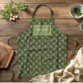 そして素朴モダンクラシッククリスマス エプロン