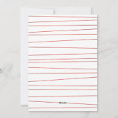 そして結婚した輝く金フェイク箔のクリスマス | レッド シーズンカード (裏面)