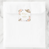 そして結婚式場へ！ ブライダルシャワー スクエアシール (バッグ)