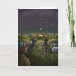 そして羊飼い来はベビーに。 カード