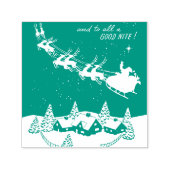 そして良い夜のクリスマスまで セルフインキングスタンプ (デザイン)