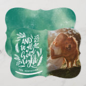 そして良い夜まで 招待状 (正面/裏面)