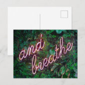 そして葉は生命を呼吸する リラックス ポストカード (正面/裏面)