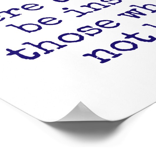 そして見られた人々踊り – 音楽引用文 ポスター (角)