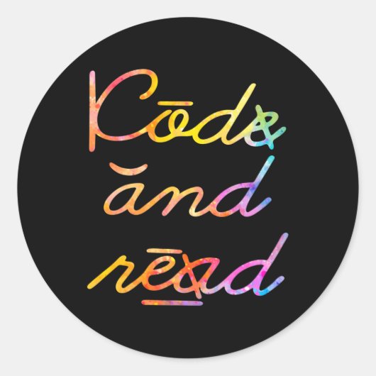 そして読失読症認識度 ラウンドシール (正面)