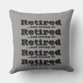 そして退職したそれを愛しカスタマイズて文字枕 クッション (裏面)