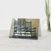 そして退職したまだ揺れている カード (正面)