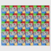 そして退職したリラックス退職の準備が出来ておもしろいいる ラッピングペーパー (フラット)