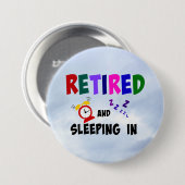 そして退職した中に寝て 缶バッジ (正面&裏面)