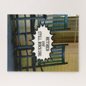 そして退職した静止ロッキングカスタムオーナメント ジグソーパズル (横)