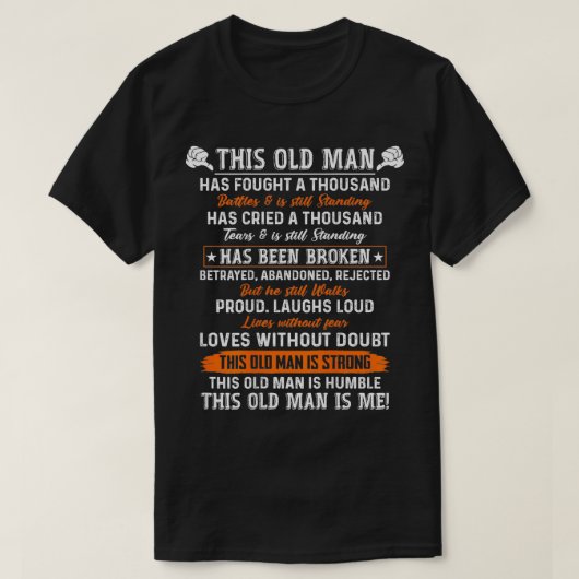 そして静止している Tシャツ (デザイン正面)